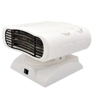 Black+Decker 2000W Vertical Fan Heater, White, 1.44 Kg, Hx310 - 220-240  Volt 50 Hz - World Import