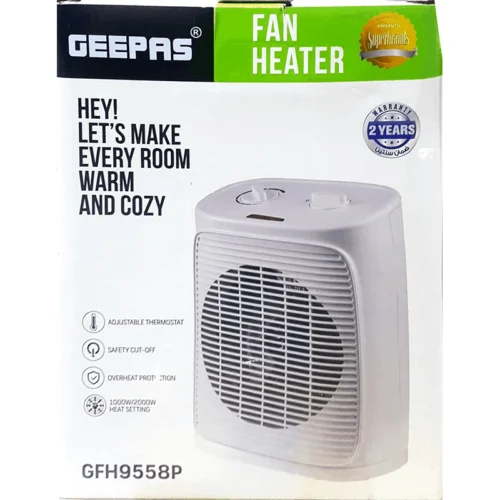 Geepas Fan Heater GFH-9558P
