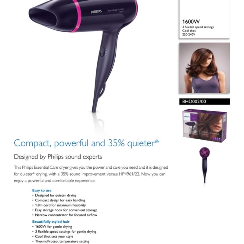 philips hair dryer bhc01010 2 shoppingjin.pk - Shopping Jin