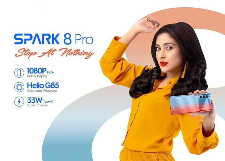 Techno Spark 8 Pro - Features
