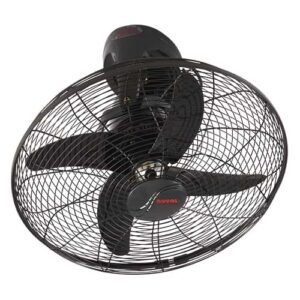 Royal Circomatic Bracket Fan-black