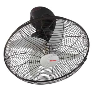 Royal Circomatic Bracket Fan-black silver