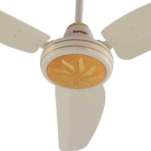 Royal Regency Ceiling Fan (CRYSTAL)-pinewood