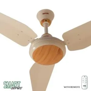 Royal Smart Crescent ACDC Ceiling Fan- white pine