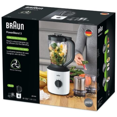Braun JB 3123 3-in-1 800W Blender - Image 2