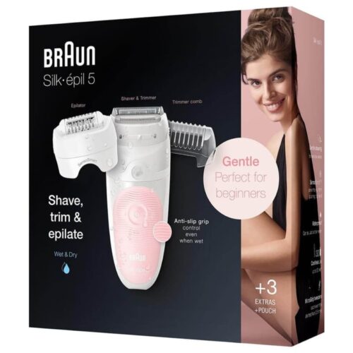 Braun Silk epil 5 Epilator SES 5-620 With 3 Extras - Image 2