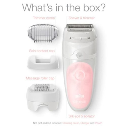 Braun Silk epil 5 Epilator SES 5-620 With 3 Extras - Image 4