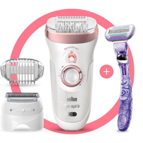 Braun Epilator SES 9-870 With Swirl Razor