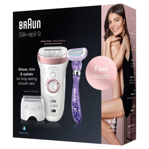 Braun Silk Epil 9 Epilator 6 in 1 With Swirl Razor SES 9-870 - Image 2