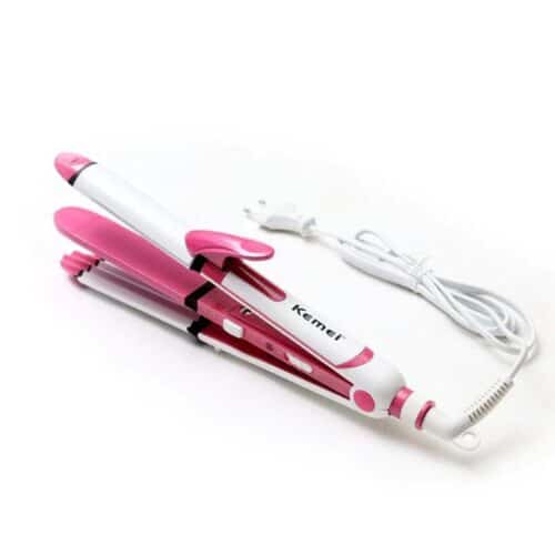 Kemei KM-1291 3 in 1 Hair Straightener - Image 2