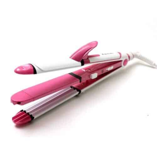 Kemei KM-1291 3 in 1 Hair Straightener - Image 4