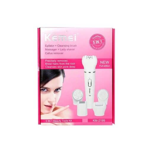 Kemei KM-2199 5-in-1 Shaver Epilator - Image 5