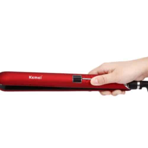 Kemei Km-2205 Ceramic Coating Digital Hair Straightener - Image 2
