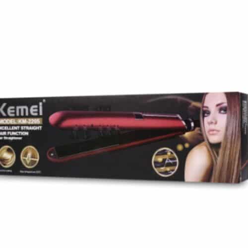 Kemei Km-2205 Ceramic Coating Digital Hair Straightener - Image 3