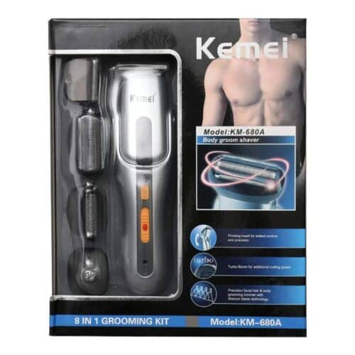 Kemei KM-680 8 in 1 Grooming Kit - Image 3