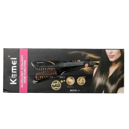 Kemei KM-785 Brush Hair Straightener - Image 2