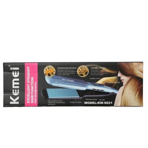 Kemei KM-9621 Professional Digital Hair Straightener - Image 3