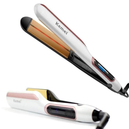 Kemei KM-9623 Infrared Digital Hair Straightener - Image 2