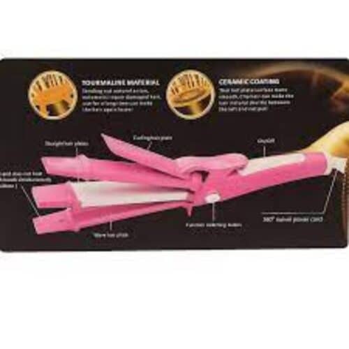 Kemei KM-987 3 in 1 Hair Straightener - Image 4
