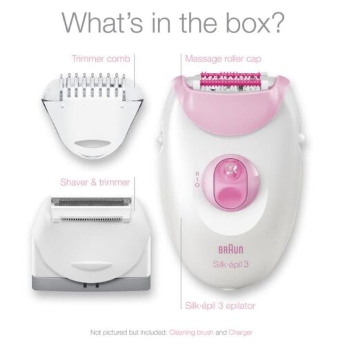 Braun Silk epil 3 SE3270 3-in-1 Epilator - Image 3