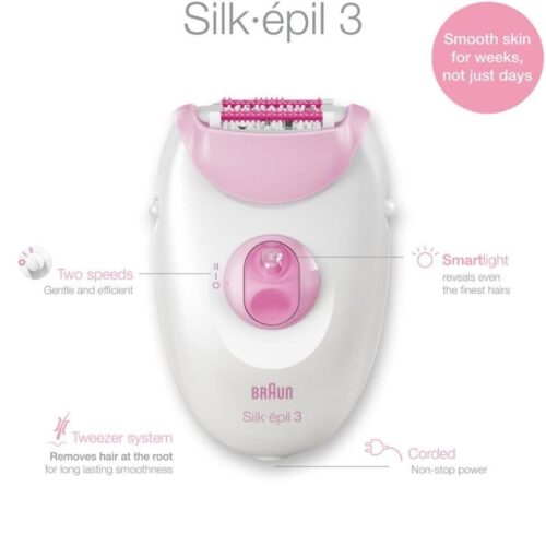 Braun Silk epil 3 SE3270 3-in-1 Epilator - Image 2