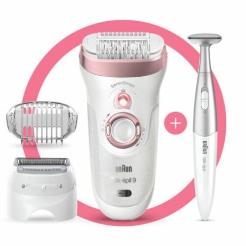 Braun Silk Epil 9 Epilator 6 in 1 with Bikini Trimmer SES 9-890