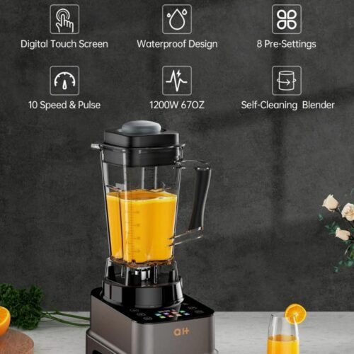 al+ Aukey Home Blender 7 In 1 With 8 Blending Presets and 2000 Watts - Image 5