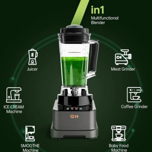 al+ Aukey Home Blender 7 In 1 With 8 Blending Presets and 2000 Watts - Image 2