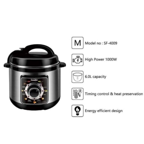 Sonifer Electric Pressure Cooker SF-4009 - Image 2