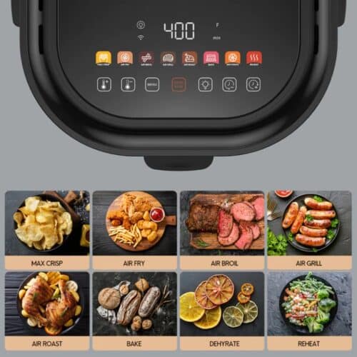 aukey homes air fryer 10 in 1 8 preset shoppingjin.pk - Shopping Jin