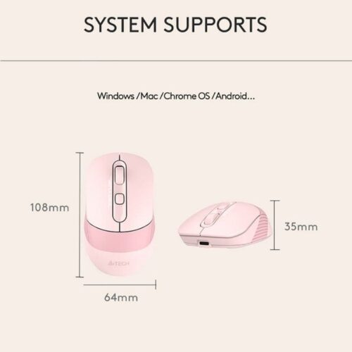 A4Tech 2.4G Wireless Rechargeable Mouse FB10CS