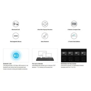 A4Tech Wireless Keyboard & Mouse FB2535CS