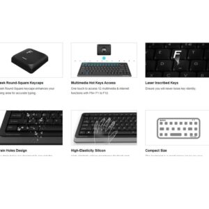 A4Tech FSTYLER Wireless Keyboard & Mouse FG1112S
