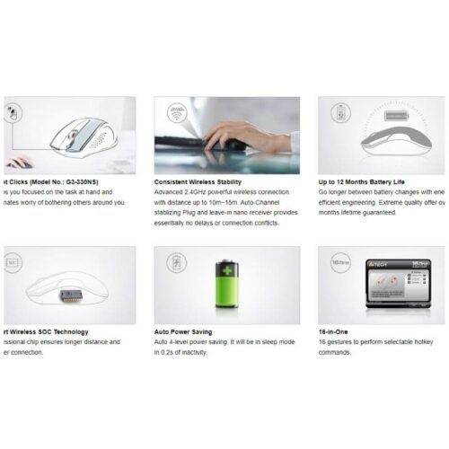A4tech Wireless Mous G3-330NS