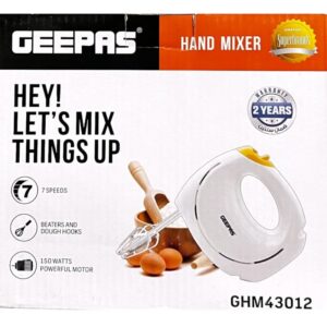 Geepas Handheld Mixer 150W GHM43012