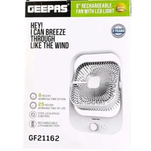 Geepas Rechargeable Fan GF21162