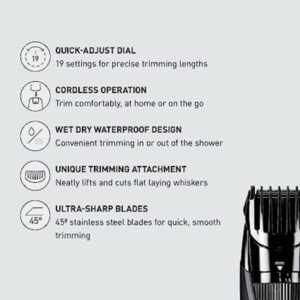 Panasonic Cordless Men's Beard Trimmer ER-GB42-K