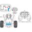 Double Sided 360° Rotating Wireless RC Stunt Car