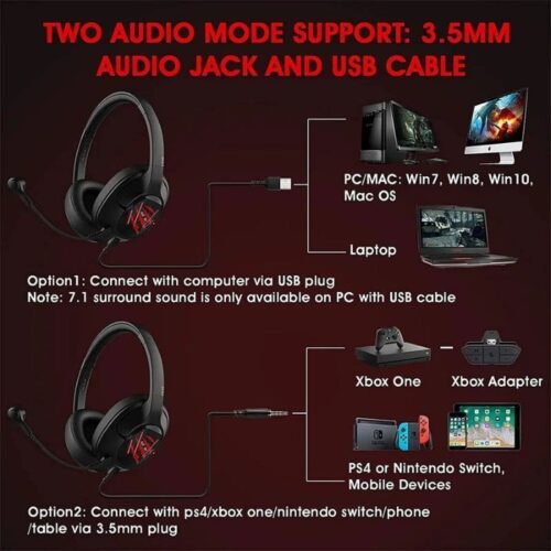 EKSA Air Joy Pro Gaming Headset-7.1