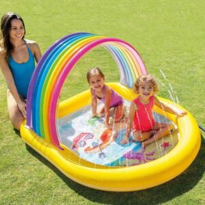 Intex Rainbow Arch Spray Swimming Pool