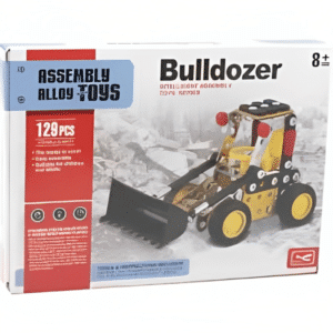 Assembly Alloy Toys 129 Pieces DIY Bulldozer