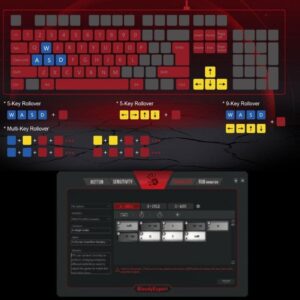 Bloody Neon Gaming Combo B1700