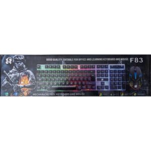 RGB Backlight Gaming Keyboard and Mouse F83