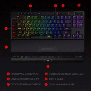 redragon k596 vishnu 4 shoppingjin.pk - Shopping Jin