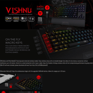 redragon k596 vishnu 6 shoppingjin.pk - Shopping Jin