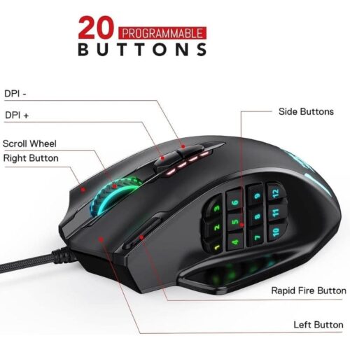 Redragon Impact RGB Gaming Mouse M908 
