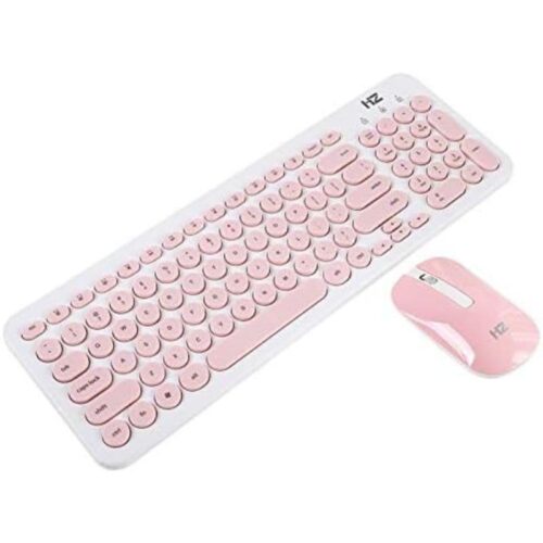 Retro Quiet Wireless Keyboard Mouse Set QW01