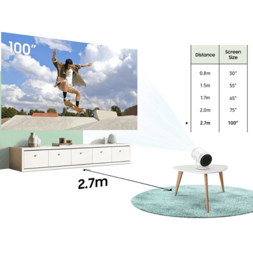 Samsung Freestyle Smart Portable Projector SP-LSP3BLAXZA - Image 8