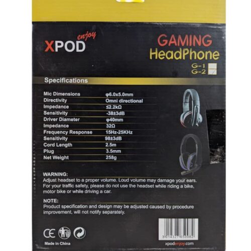XPOD Gaming Headset G2