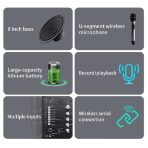 Edifier Bluetooth Party Trolley Speaker A3-8S